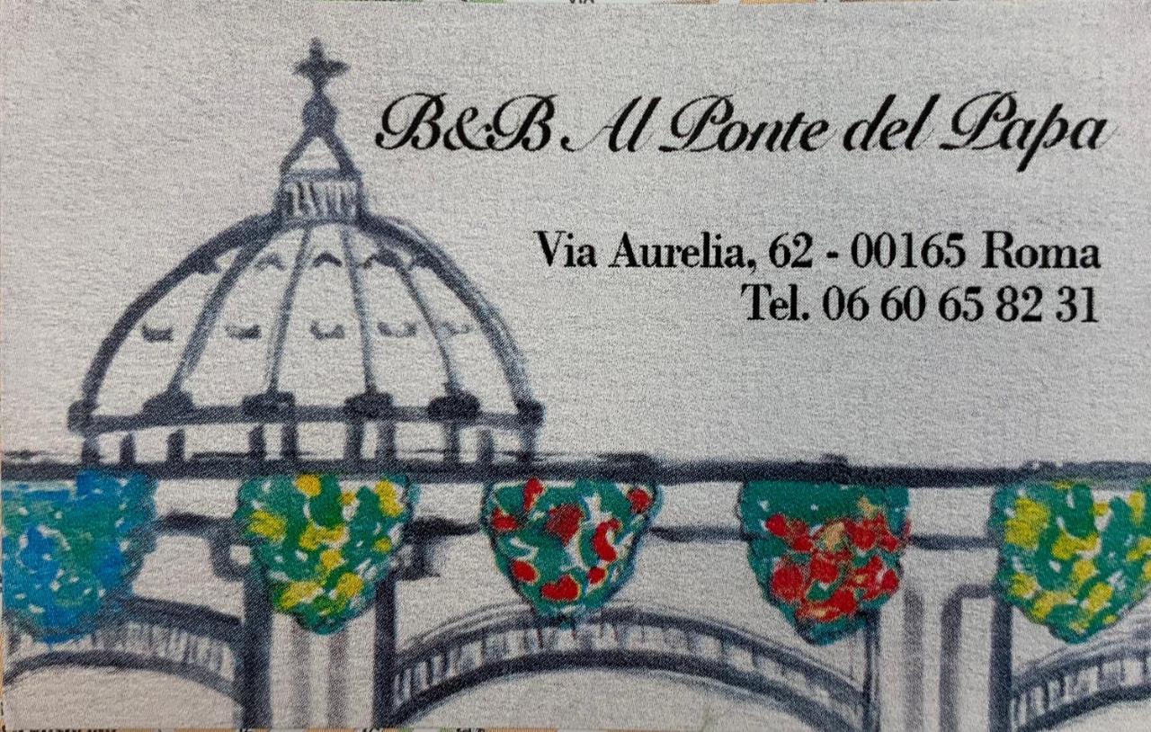 Al Ponte Del Papa B&B Rome Bagian luar foto